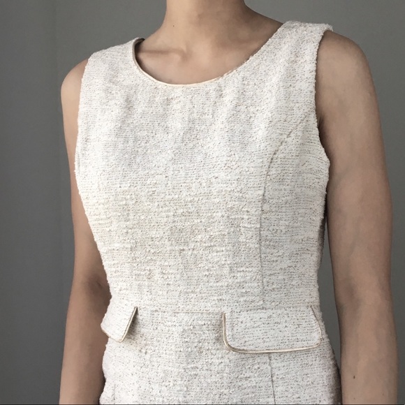 TWEED KNIT OPEN BACK MINIDRESS - Picture 6 of 7